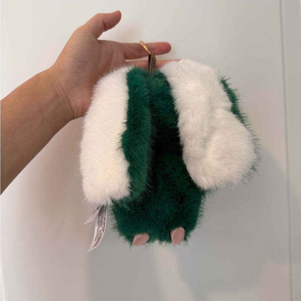 Green Labubu Plush Bunny Keychain Stuffed Animal Charm Not from Pop Mart-Gift - Picture 8 of 13